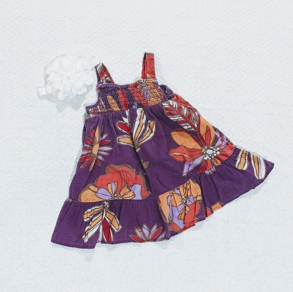 🌺Old Navy tropical sundress for baby 6-12mo